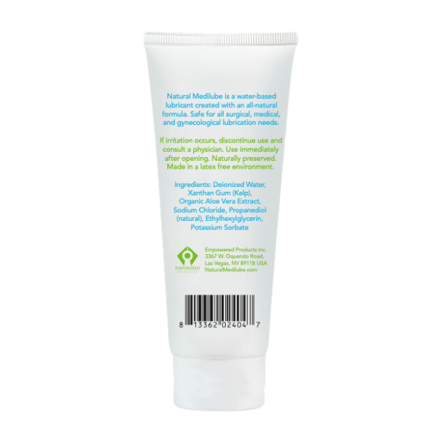 Alternate view of product packaging for Natural Medilube.