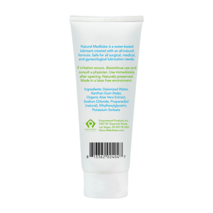 Alternate view of product packaging for Natural Medilube.